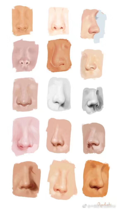 鼻子的画法