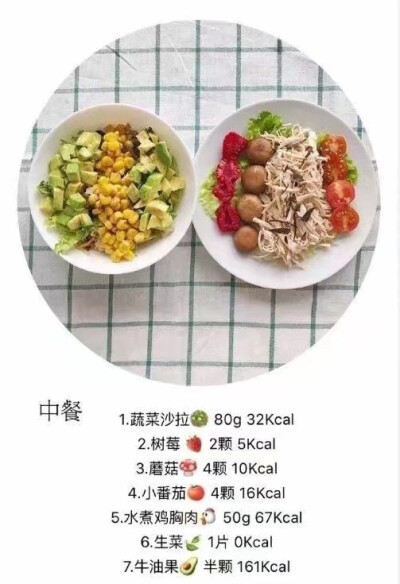 好吃又减脂 低热量减脂餐营养搭配