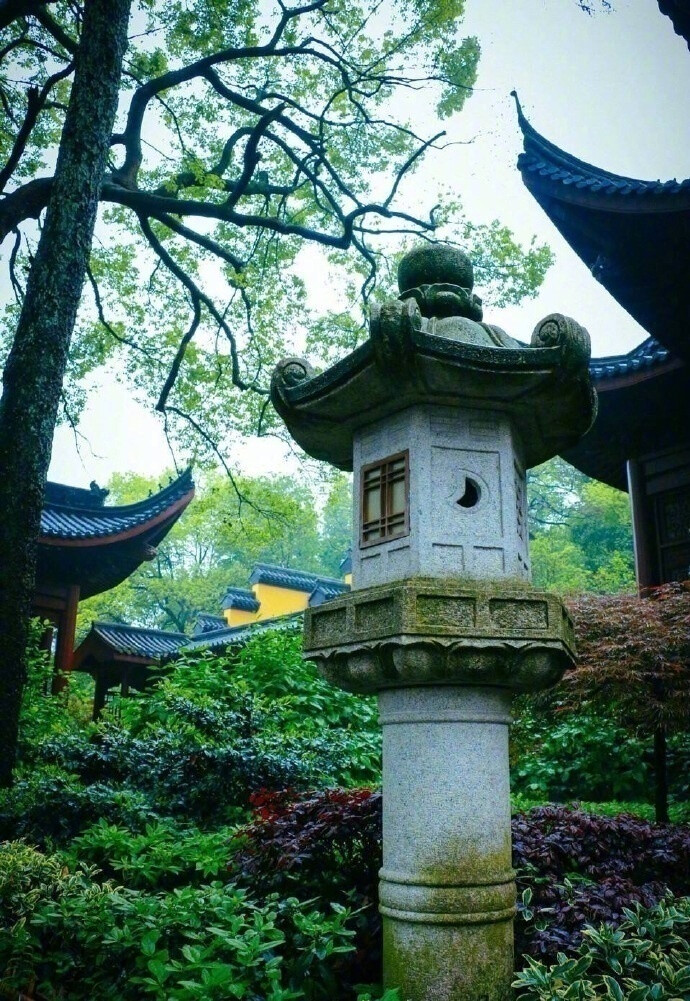 清晨入古寺，初日照高林——杭州灵隐寺。