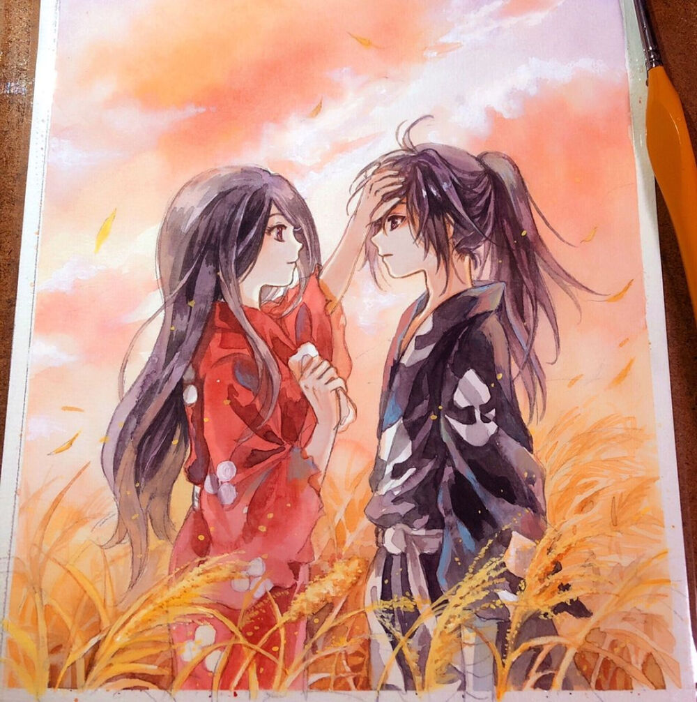 【多罗罗】百鬼丸美续
@kurochan2512: “It will be alright”.
I absolutely wanted to draw this scene of Hyakkimaru and Mio after watching episode 6. A peaceful but a bit hurt scene. Finally I could finish it.
#dororo #hyakkimaru #mio
https://www.instagram.com/p/BuA-A3BADsf/?utm_source=ig_share_sheet&igshid=19l1zznzs8c74