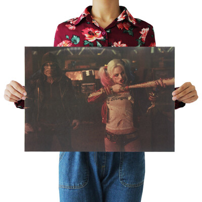 小丑女02牛皮纸海报复古电影酒吧咖啡厅装饰海报纸墙贴画
