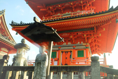 京都 伏见稻荷大社-雪中清水寺