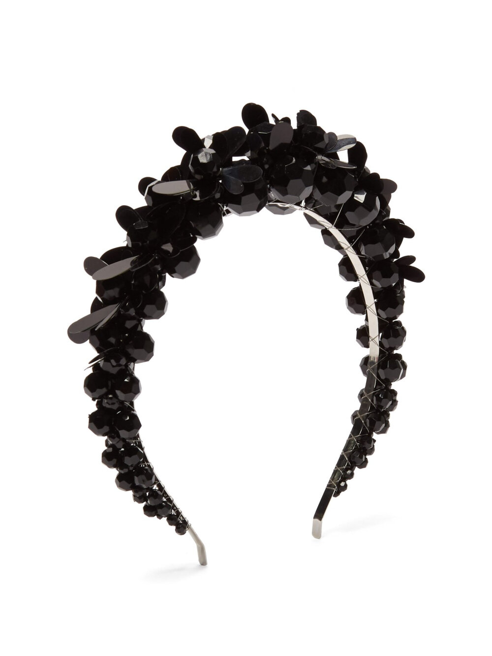 Floral crystal bead headband | Simone Rocha