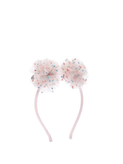 Yosh polka-dot tulle hairband | Maison Michel