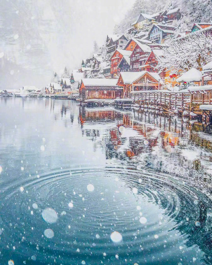 哈尔施塔特的冬天 是童话吧