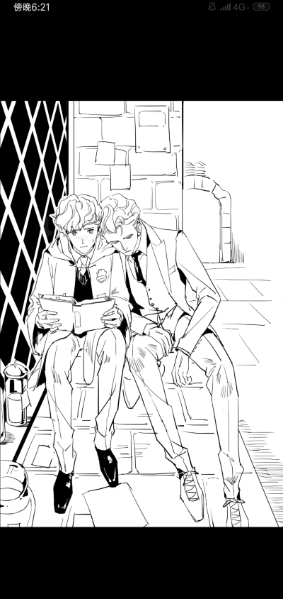 【ggad/神奇动物在哪里】咯咯阿邓真美妙(›´ω`‹ )
图源来自lofter，仅供欣赏不可用于自用商用