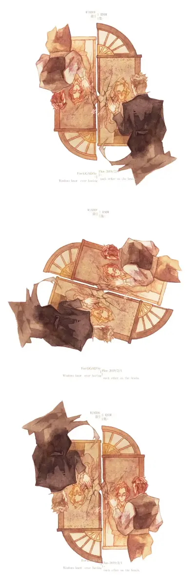 【ggad/神奇动物在哪里】咯咯阿邓真美妙(›´ω`‹ )
图源来自lofter，仅供欣赏不可用于自用商用