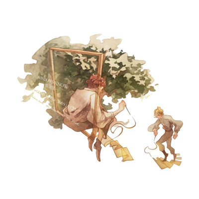 【ggad/神奇动物在哪里】咯咯阿邓真美妙(›´ω`‹ )
图源来自lofter，仅供欣赏不可用于自用商用