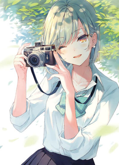 精致到耳饰！送你一组清新甜美的二次元女生头像