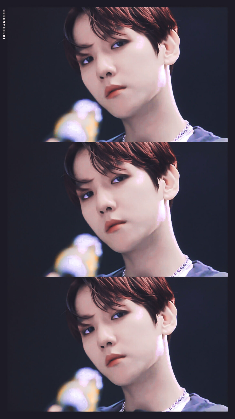 exo茶蛋边伯贤壁纸loveshot