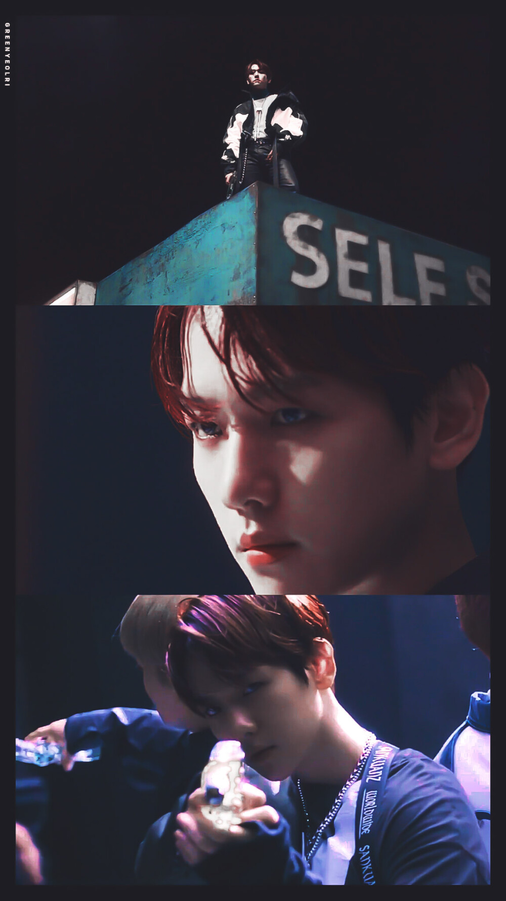 exo茶蛋边伯贤壁纸loveshot