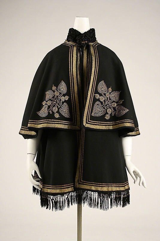 维多利亚时期的斗篷，精致美～