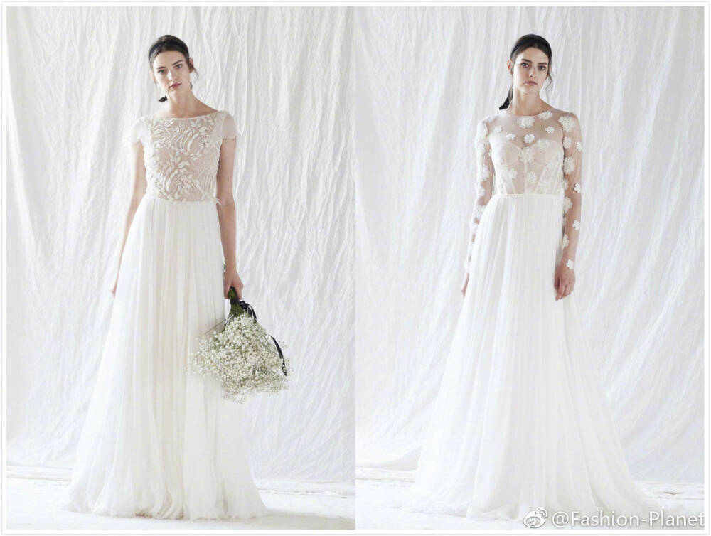 Divine Atelier Bridal 2019 | 复古优雅和波西米亚的美丽结合。精致的花边、柔软的轮廓和轻盈的飘逸感，清新脱俗也不失浪漫。 ​​​