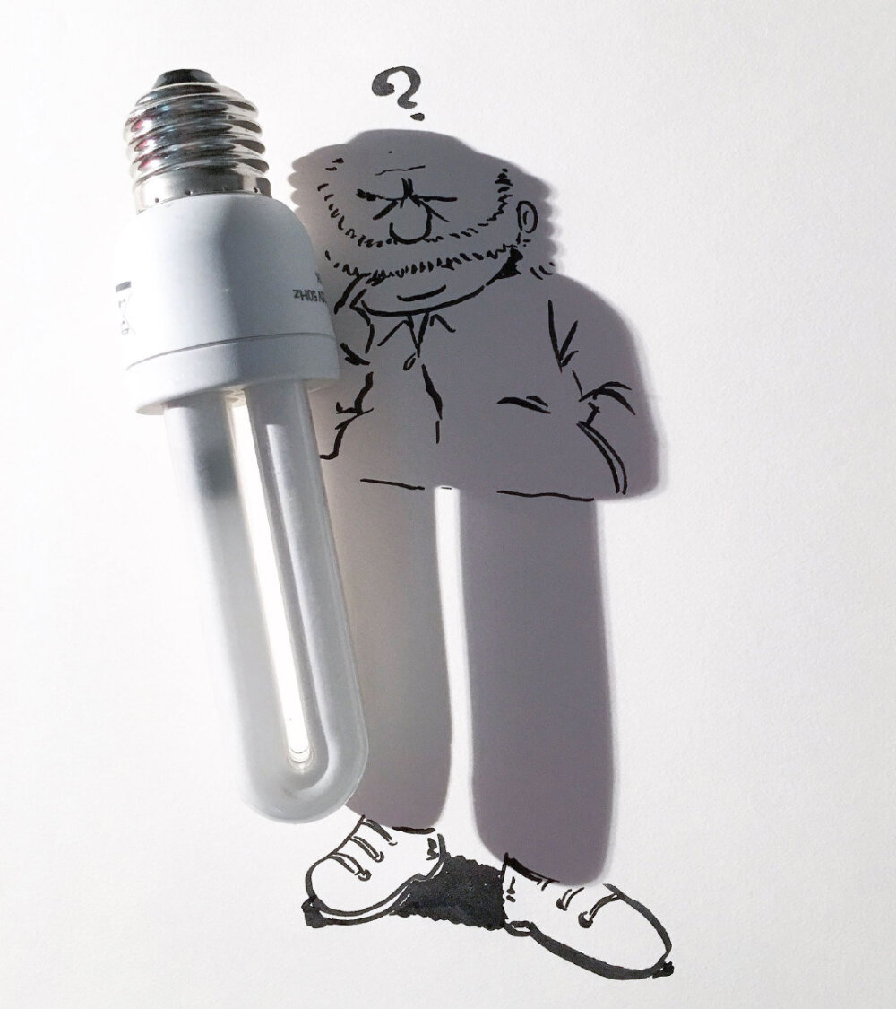 脑洞大的人,连影子都能玩出花样!