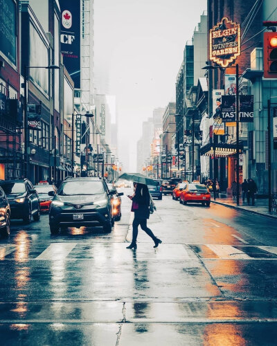 多伦多的雨天