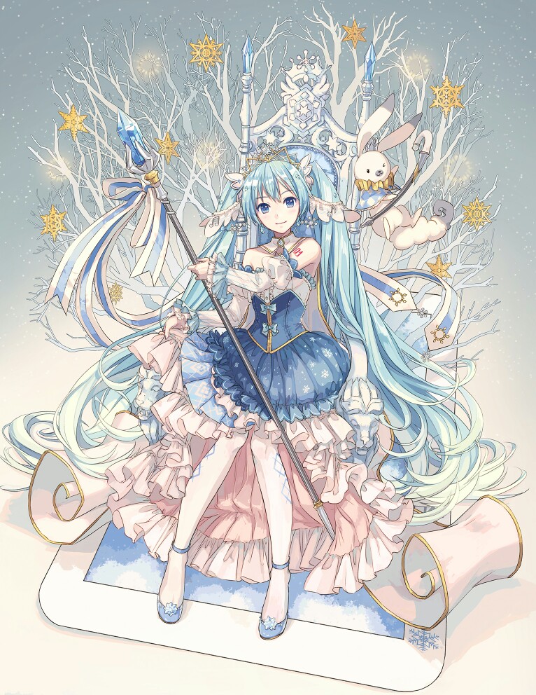 Ixima新画的2019雪初音！！