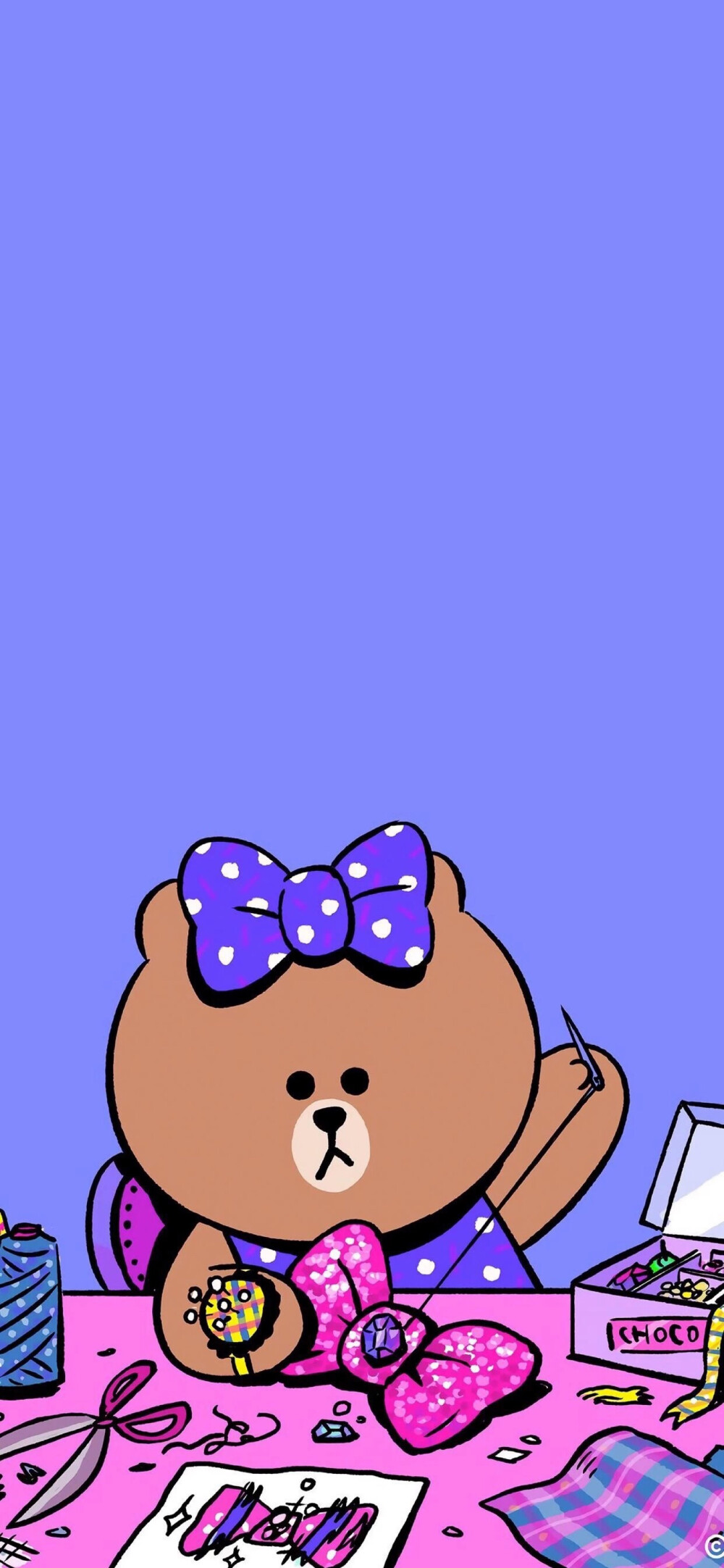 iPhoneX专用壁纸 拿图请留赞么么哒❤Linefriends