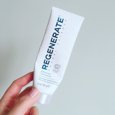 regenerate#这个牙膏，说是唯一可以修复牙釉质的牙膏，一支快用完了，没看到任何效果，也挺贵的，大家理智种草