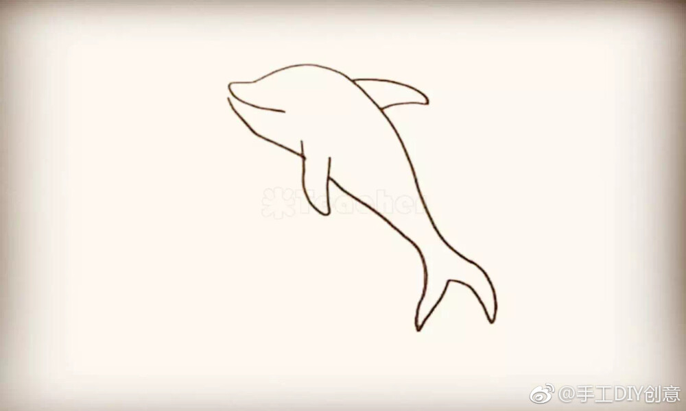 简笔画 | 、海豚