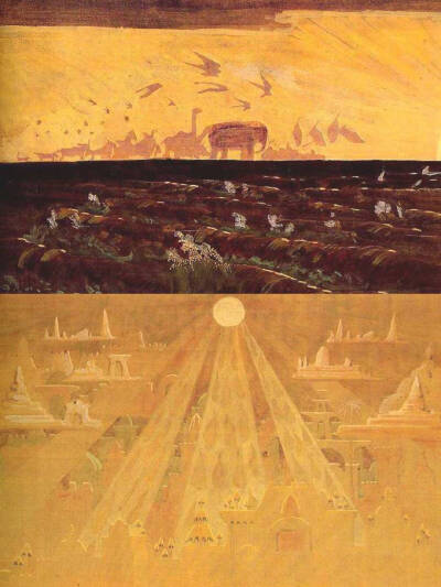 立陶宛象征主义及新艺术画家/作曲家Mikalojus Konstantinas Čiurlionis(1875-1911)