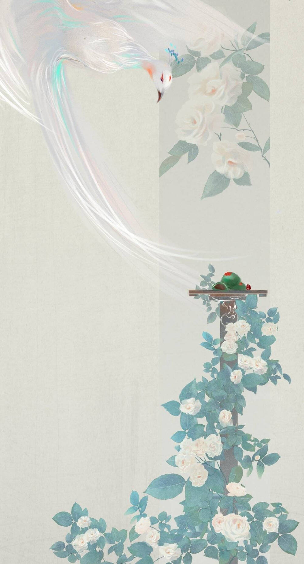 手绘 二次元 清新 唯美 森系 文艺 治愈 动植物 彩铅 水墨 水彩 冷色 暖色