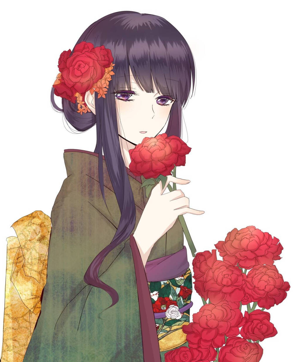 手绘 二次元 清新 唯美 森系 文艺 治愈 动植物 彩铅 水墨 水彩 冷色 暖色