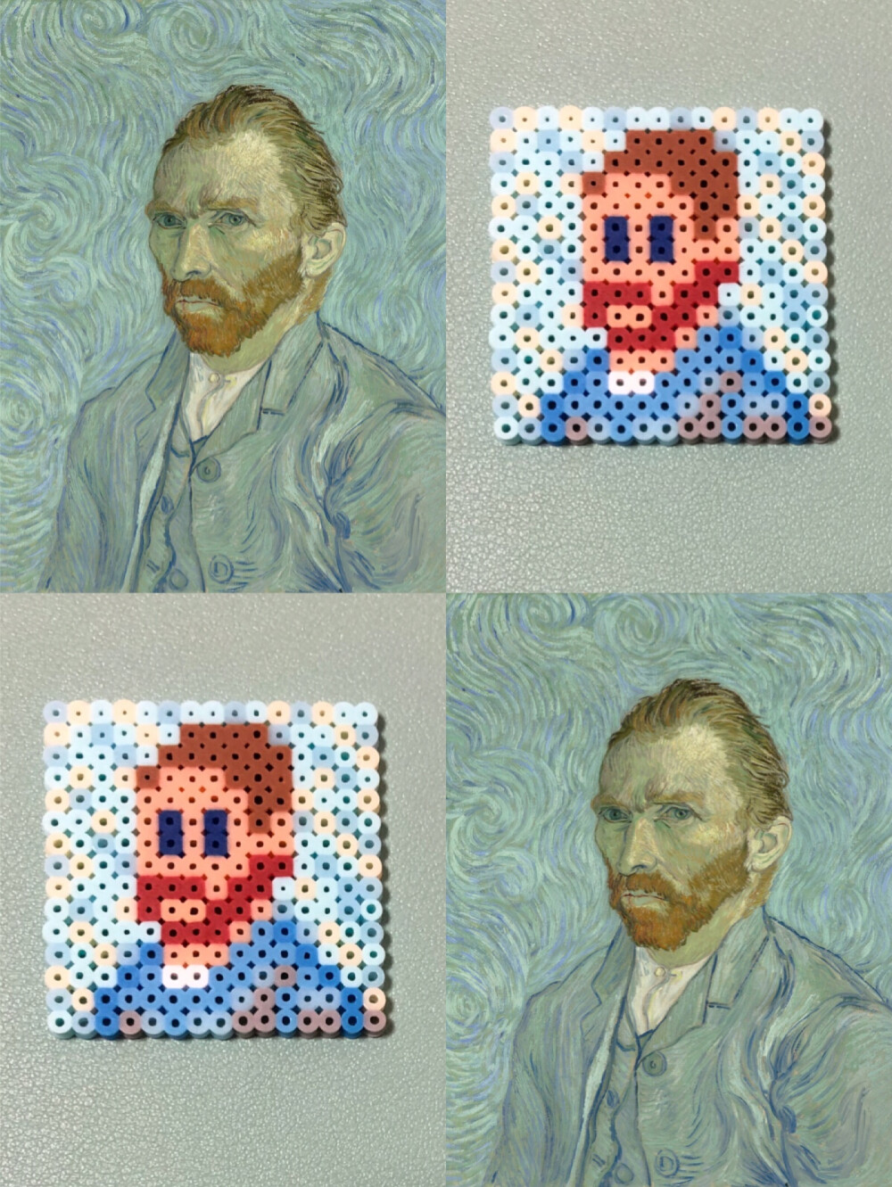 2019/02/26
Vincent van Gogh Self-Portrait，September 1889梵高一生中有很多画像 这张是他1889年的画像