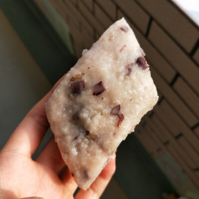 新升幼儿园自制红豆糕