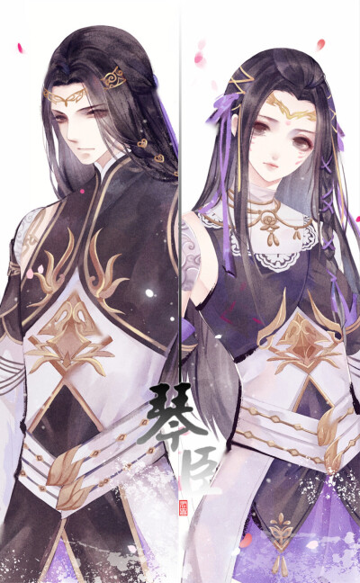 #画师笔下的少女#By君与