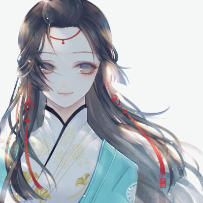 #画师笔下的少女#By君与