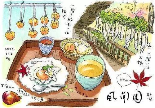 美食 插画