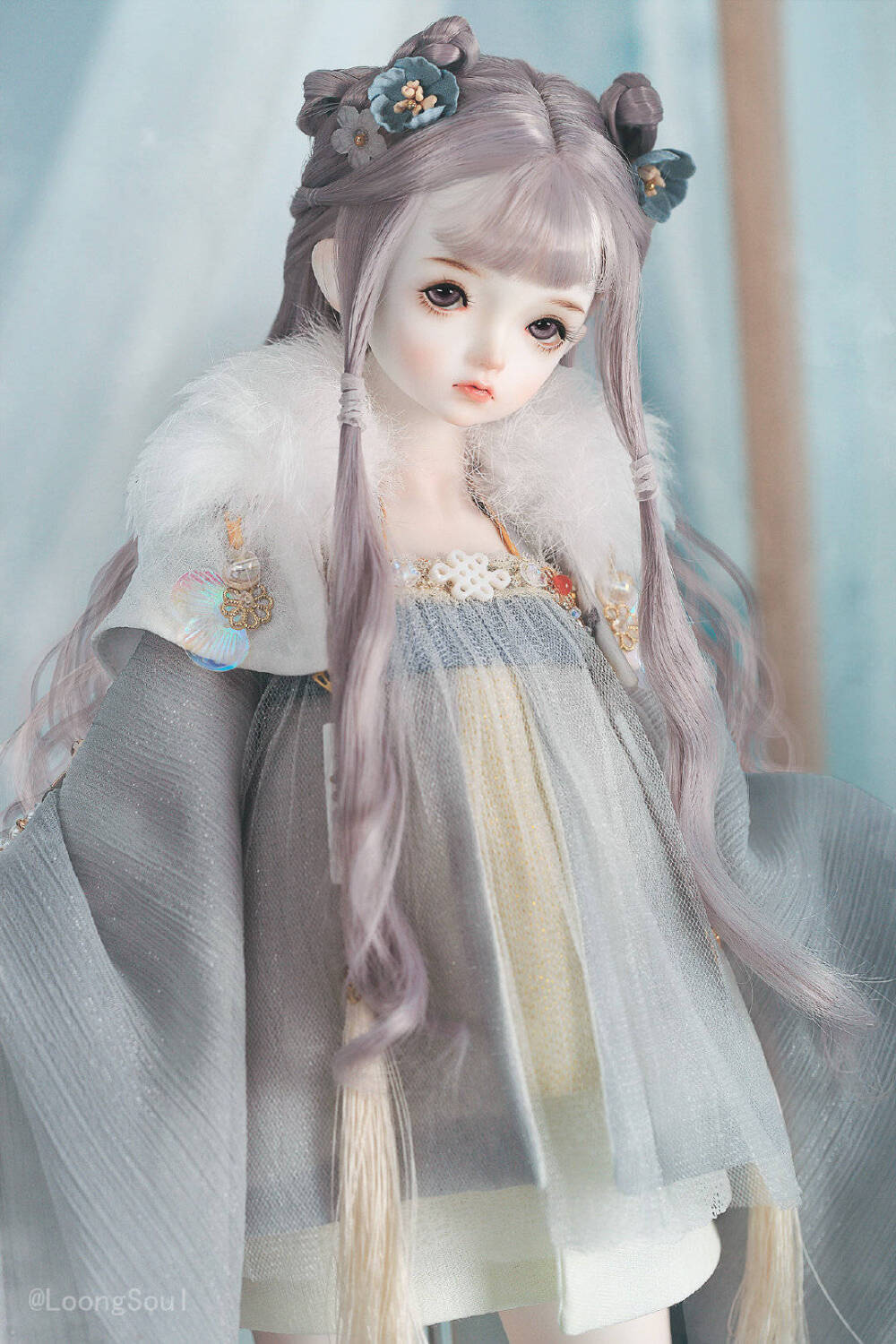 青庄古风美人sd娃娃bjd玩具人偶壁纸萌物