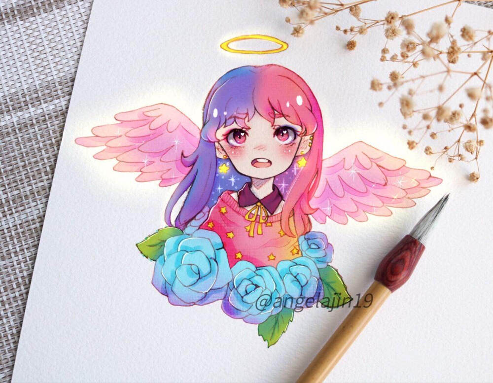 水彩 手绘 临摹素材