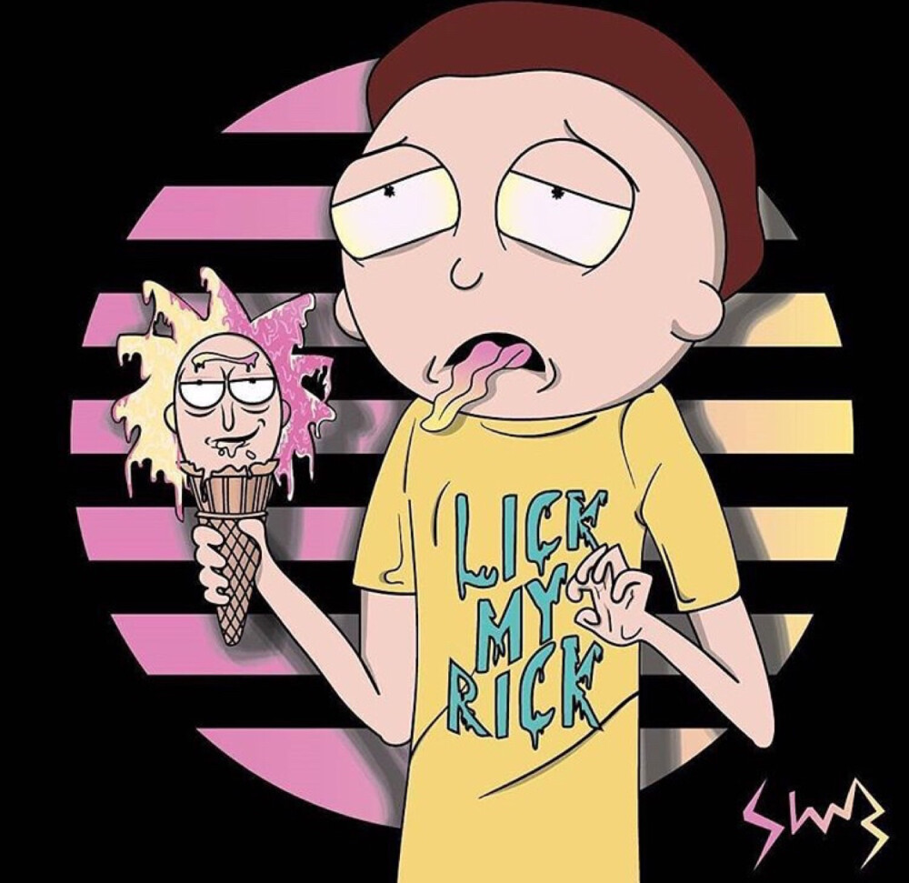 Rick and morty壁纸 背景via: ins justicemercher 侵删