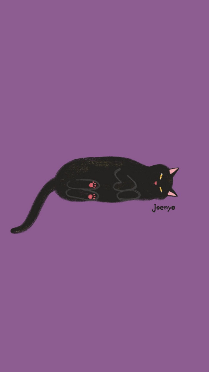 猫咪 插画 壁纸