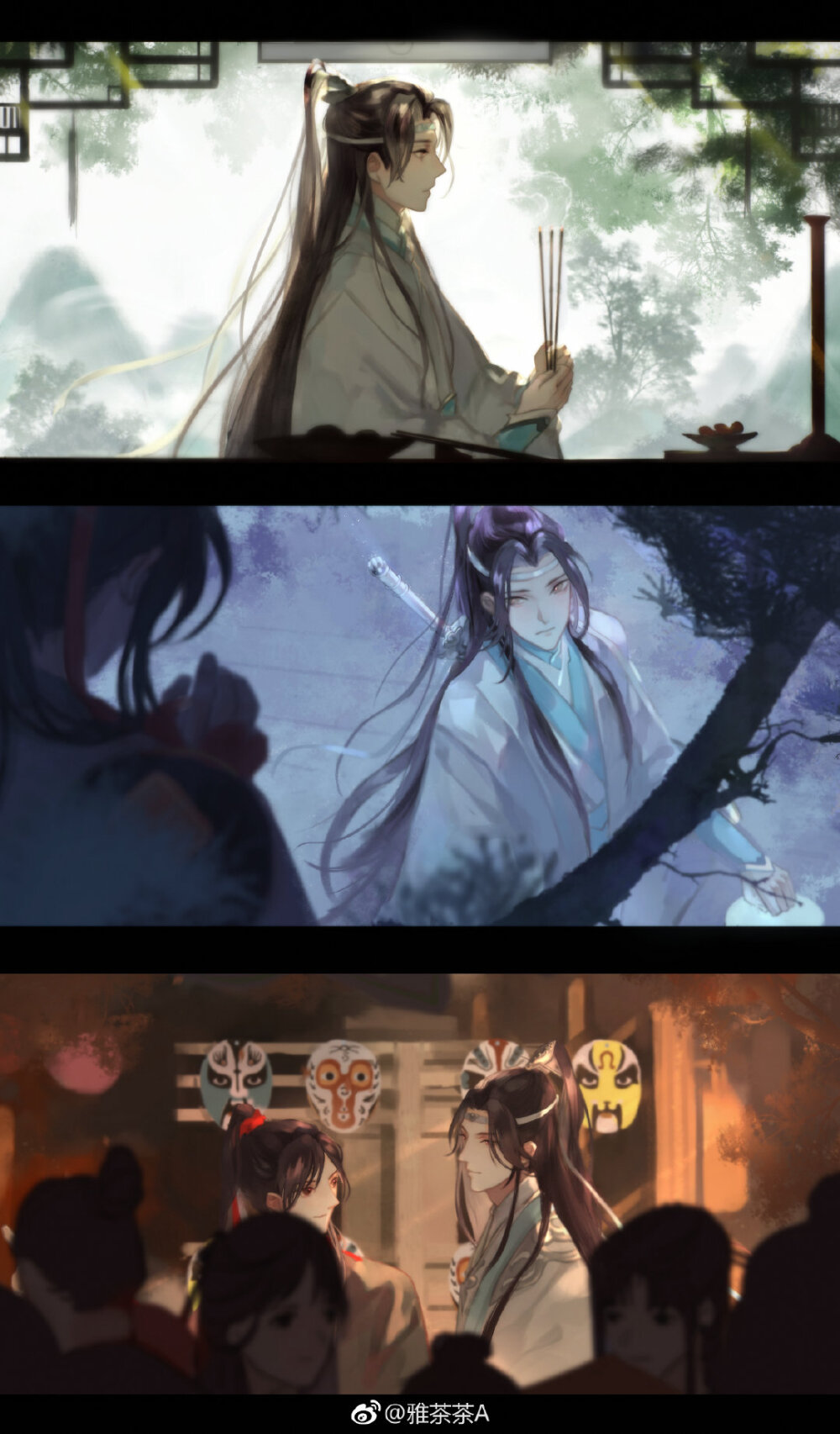 「墨香铜臭」
魔道祖师
画师：雅茶茶A
（仅收藏，禁二改勿商用）
