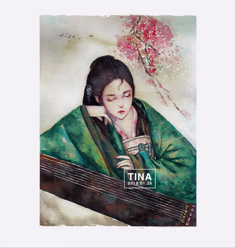 【古风美人】作者：Tina-Art LOFTER