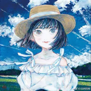 日本插画师巻田はるか- 堆糖