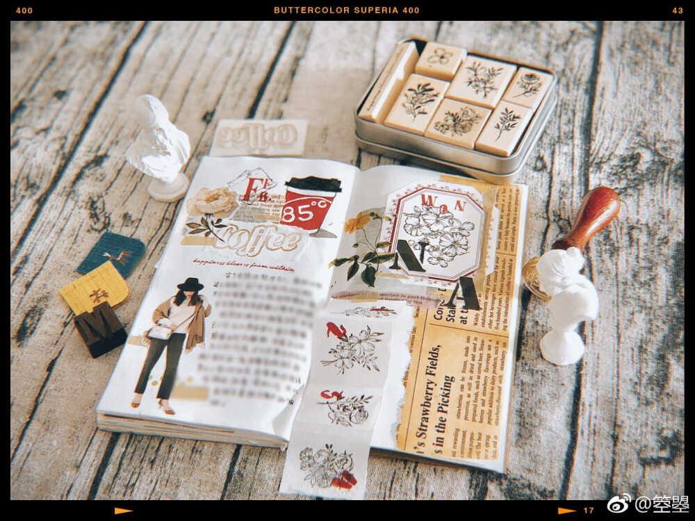 微博截图 手账模板