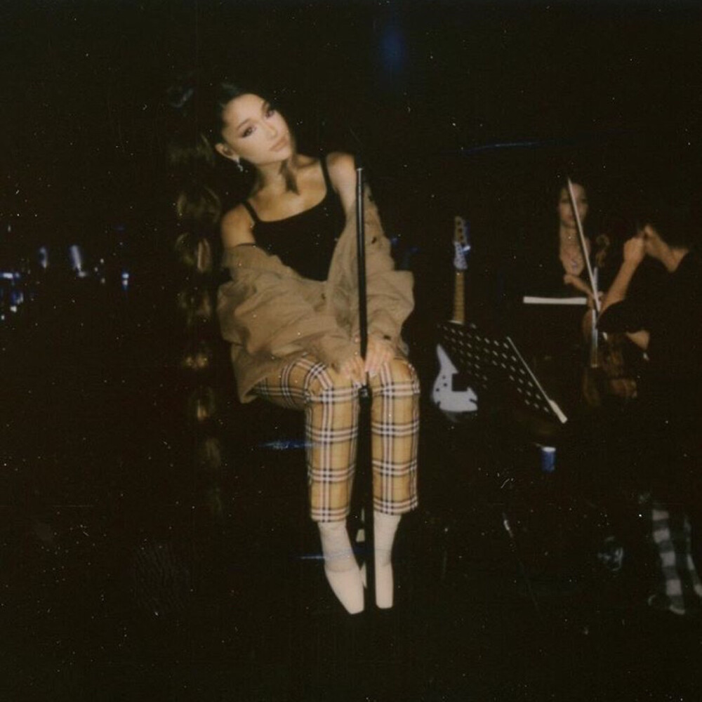 Ariana Grande ins
thank u @iheartradio for having us on the show. we're so honored and excited for u to hear what we did and to be there in spirit (just know that while you're enjoying our televised performance i'll be running around like a fucking maniac during our final dress rehearsals)... tune in march 14 love u