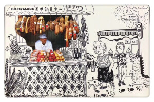 创意儿童画，装饰画，手工粘贴画