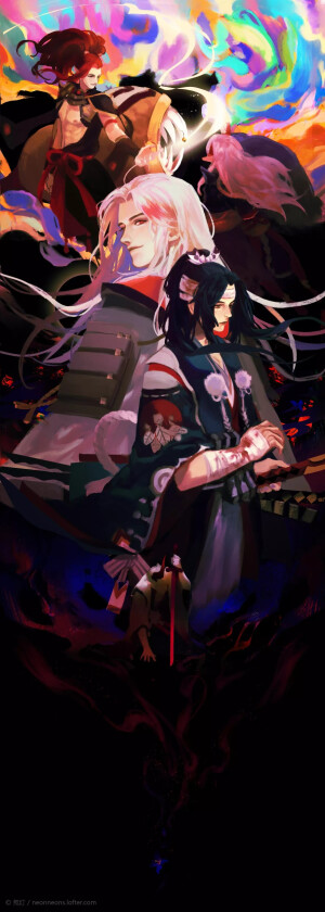 酒茨 光切  lofter@氖灯