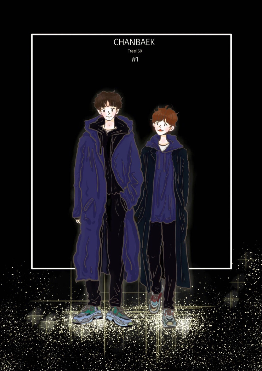 朴灿烈。边伯贤。灿白