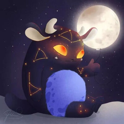 宇宙在我的眼里有太多的神秘，
它浩瀚空间，宛如无边大海，
一直是我们美和信仰的寄托。
而我，做了一个梦，
梦见我乘坐太空飞船，
漫步在宇宙空间。
在空间，
我发现了可爱发光的太空怪物。
生活在神秘太空的他们，…