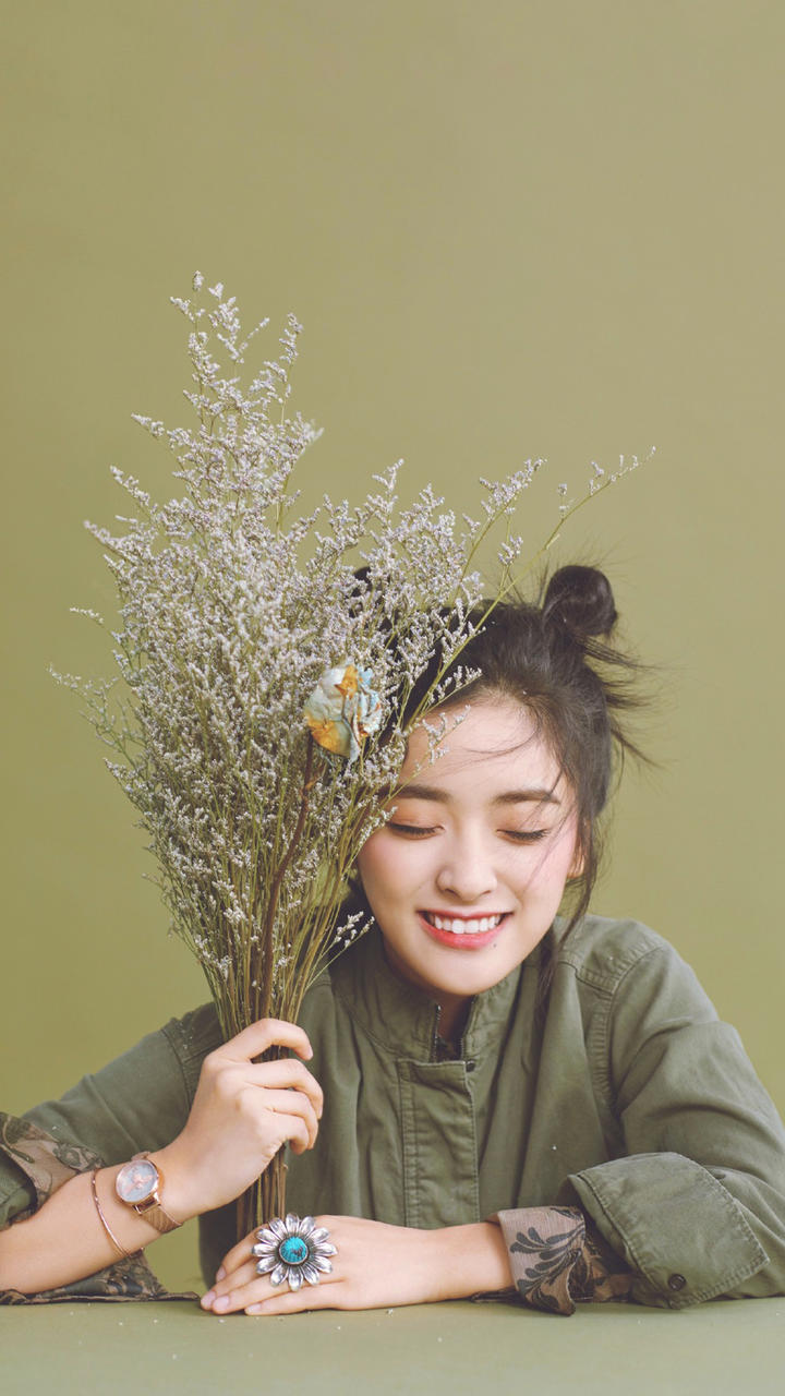 唯美 少女 森系 文艺 清新 现代