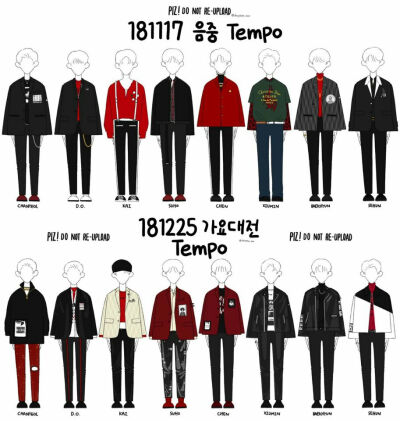 EXO
TEMPO打歌服