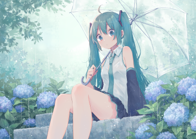 VOCALOID 初音未来 绘师：雨陌（p id=6147118） 本作品id=73492057