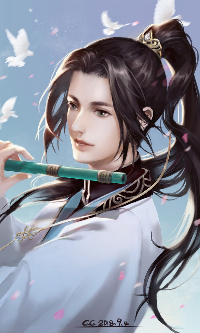 #逆水寒ol# 叶问舟 绘师：茶大CC - 高清图片，堆糖，美图壁纸兴趣社区