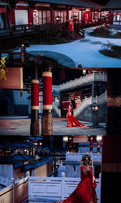  电视剧东宫｜截修壁纸｜忘川夫妇大婚
顾小五（李承鄞）×小枫｜陈星旭×彭小苒