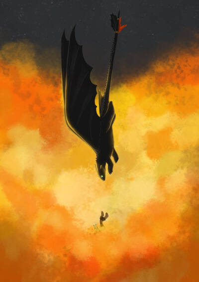 驯龙高手，壁纸，无牙仔